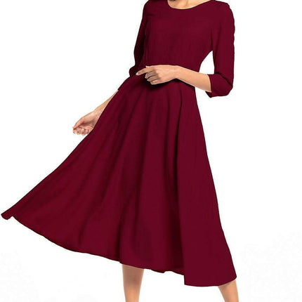 Elegant Maxi Dress with Hidden Zipper