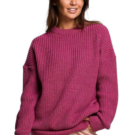 Knitted Ribbed Sweater for Ultimate Comfort