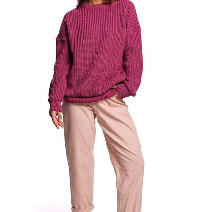 Knitted Ribbed Sweater for Ultimate Comfort
