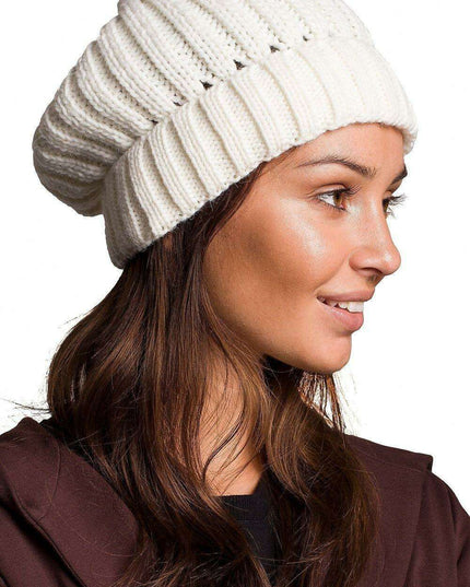 Chic Ribbed Knit Beanie for Winter Comfort