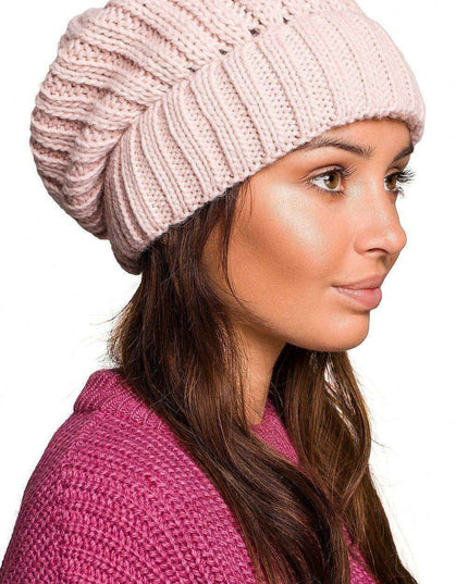 Chic Ribbed Knit Beanie for Winter Comfort