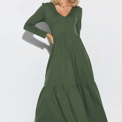 Makadamia Heart Neckline Maxi Daydress