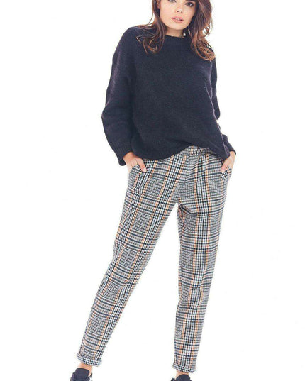 Trendy Checkered Trousers for Women: Fashionable and Versatile Pants