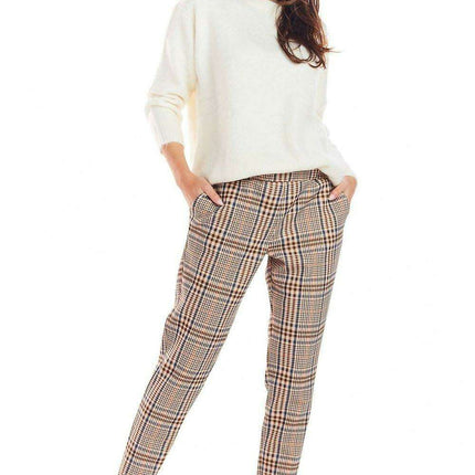 Trendy Checkered Trousers for Women: Fashionable and Versatile Pants
