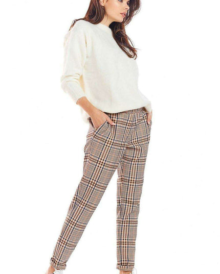 Trendy Checkered Trousers for Women: Fashionable and Versatile Pants