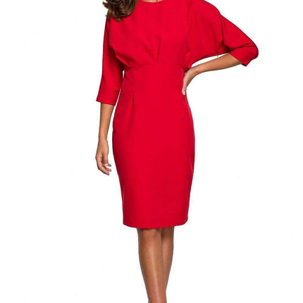 Chic Kimono Sleeve Day Dress for Effortless Elegance