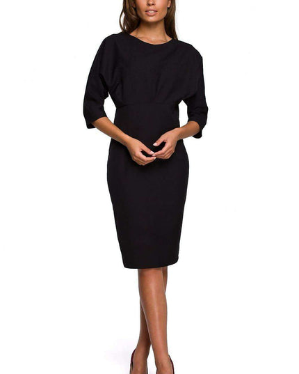 Chic Kimono Sleeve Day Dress for Effortless Elegance