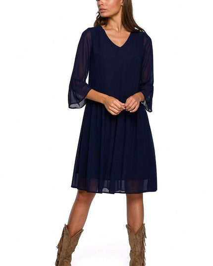 Chic Chiffon Layered Night Out Dress