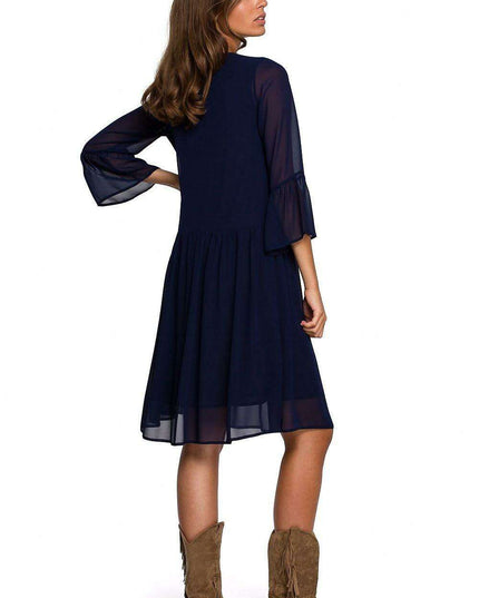 Chic Chiffon Layered Night Out Dress