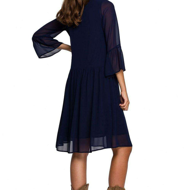 Chic Chiffon Layered Night Out Dress