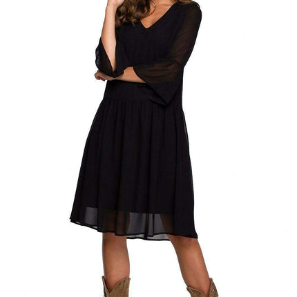 Chic Chiffon Layered Night Out Dress