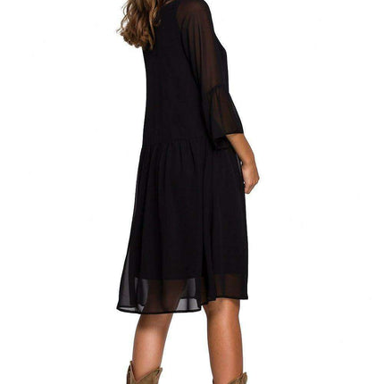 Chic Chiffon Layered Night Out Dress