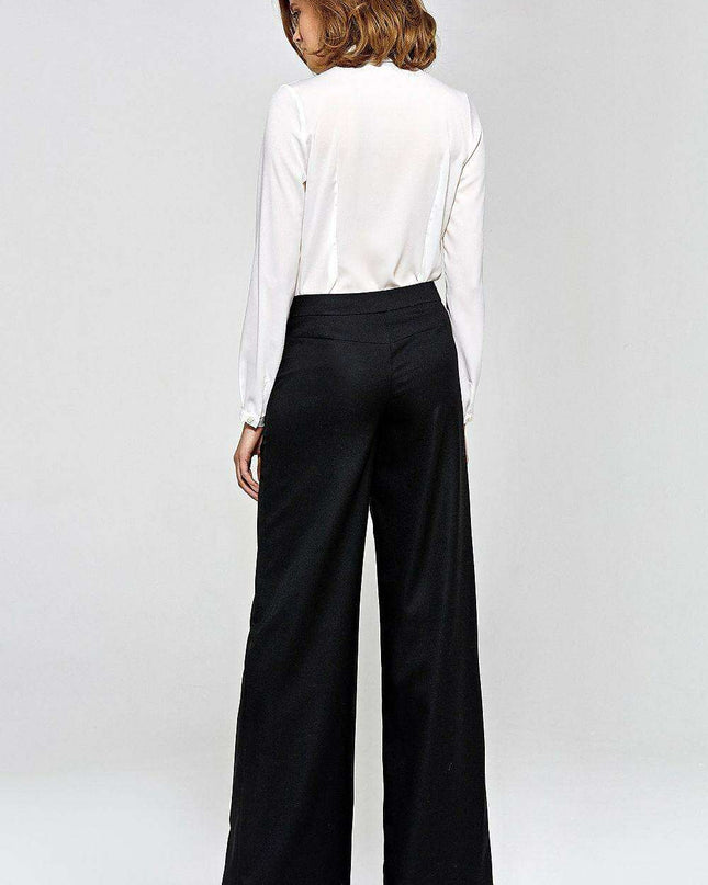 Elegant Ecru Long Sleeve Chic Blouse for Women by Nife