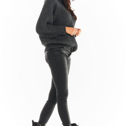 Chic Batwing Warmth Half-Zip Sweater - Très Elite