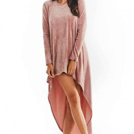 Elegant Velour Evening Gown