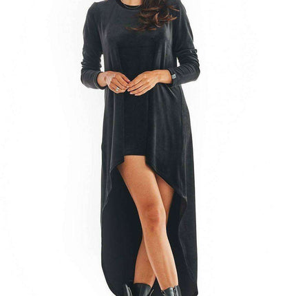 Elegant Velour Evening Gown