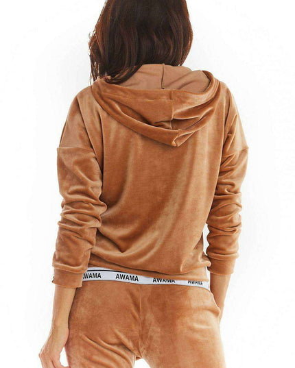 Velvety Comfort Kangaroo Pocket Hoodie