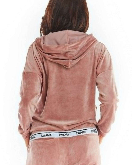 Velvety Comfort Kangaroo Pocket Hoodie