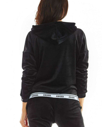 Velvety Comfort Kangaroo Pocket Hoodie