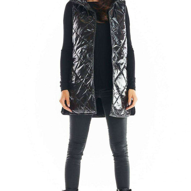 Stylish High Collar Quilted Sleeveless Vest for Women – Must-Have Autumn Layering in 4 Colors