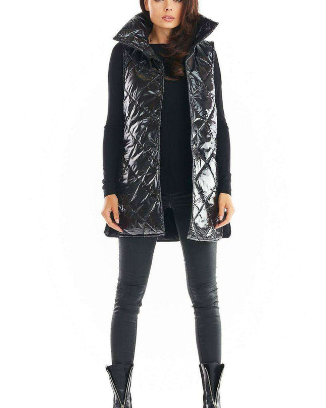 Stylish High Collar Quilted Sleeveless Vest for Women – Must-Have Autumn Layering in 4 Colors