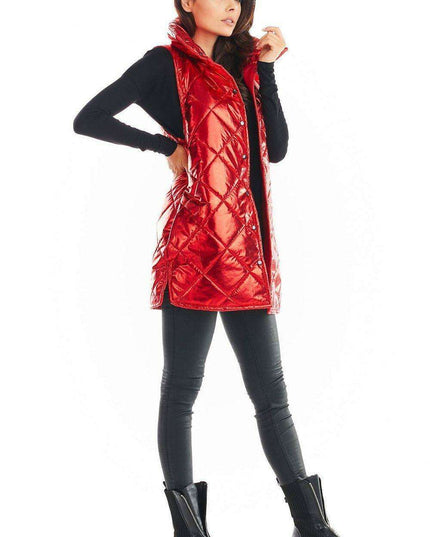 Stylish High Collar Quilted Sleeveless Vest for Women – Must-Have Autumn Layering in 4 Colors