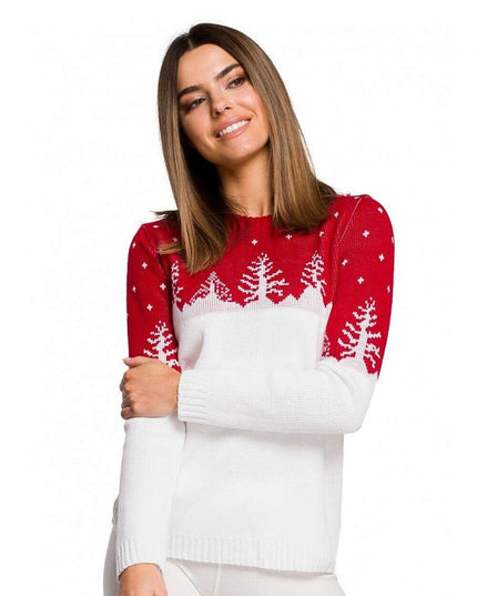 Christmas sweater with a Christmas tree motif. Limited edition.