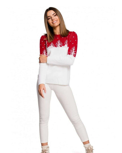 Christmas sweater with a Christmas tree motif. Limited edition.