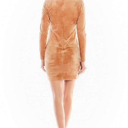 Luxurious Velvet Fitted Mini Dress