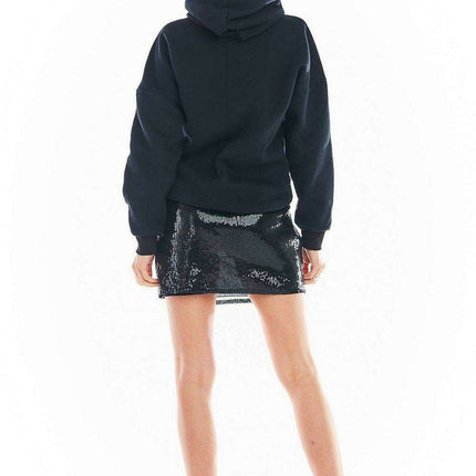 Sparkling Sequin Mini Skirt with Comfortable Stretch Band