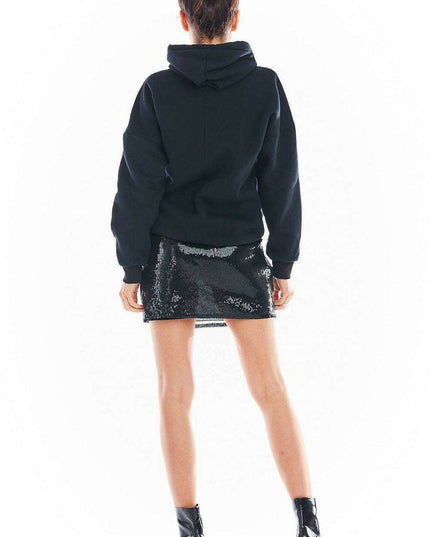 Sparkling Sequin Mini Skirt with Comfortable Stretch Band