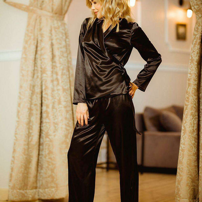 Sophisticated Satin Sleepwear Set "Rawa" - Where Comfort Embraces Elegance