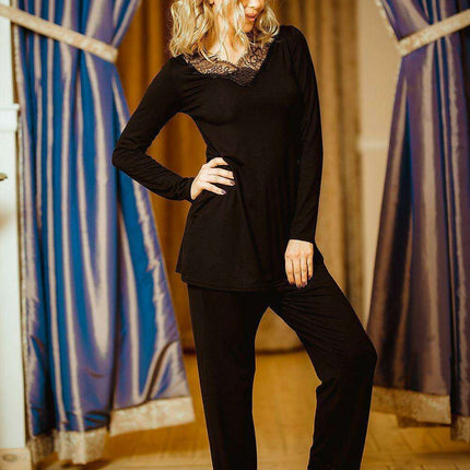 Chic Lace Nightwear Ensemble