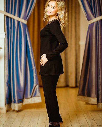 Chic Lace Nightwear Ensemble