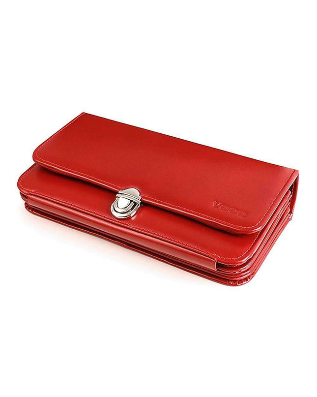 Luxurious Verosoft Leather Wallet with Removable Handle - Stylish and Practical