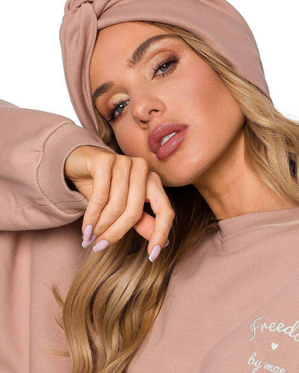 Chic Cotton Knit Turban Cap