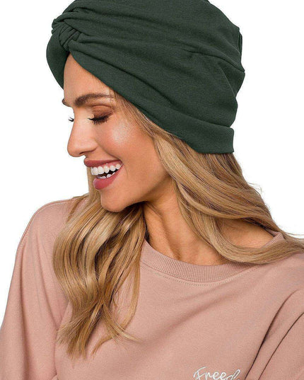 Chic Cotton Knit Turban Cap
