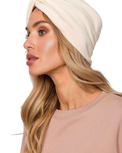 Chic Cotton Knit Turban Cap