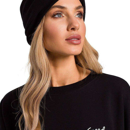 Chic Cotton Knit Turban Cap
