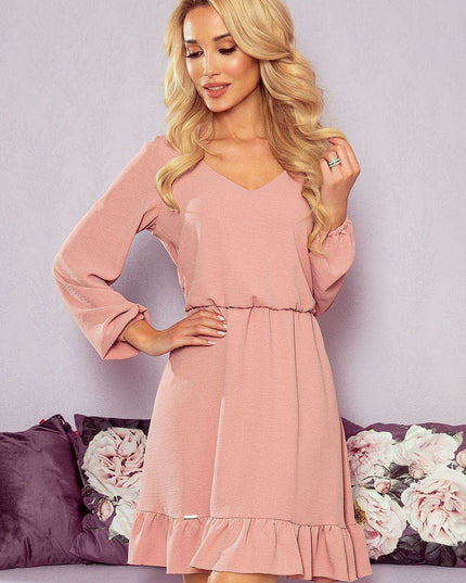 Sunshine Frilled Crepe Day Dress by Numoco