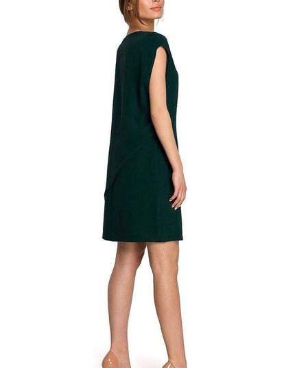 Chic Asymmetrical Layered Day Dress