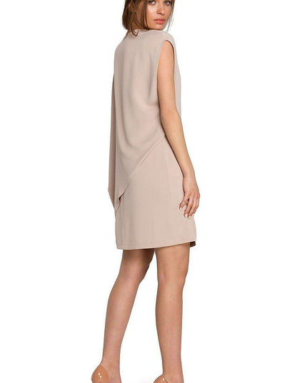 Chic Asymmetrical Layered Day Dress