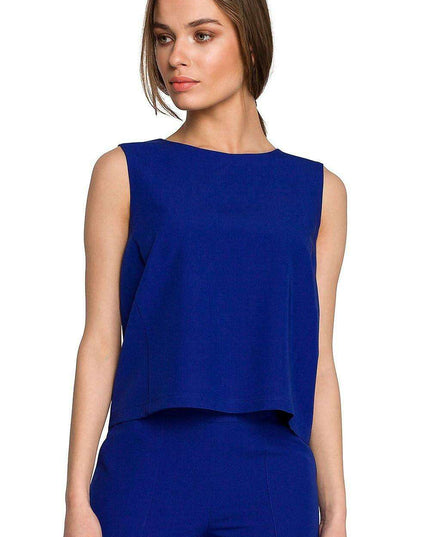 Chic Sleeveless Trapeze Top