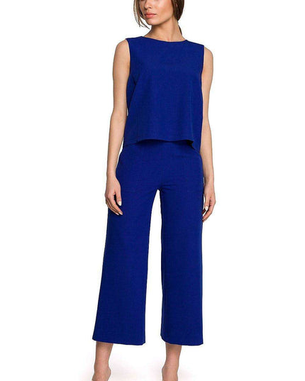 Chic Sleeveless Trapeze Top