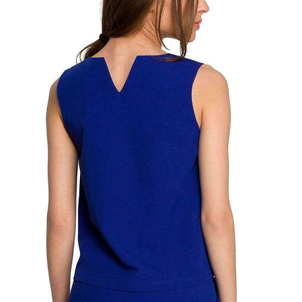 Chic Sleeveless Trapeze Top