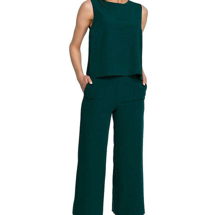 Chic Sleeveless Trapeze Top