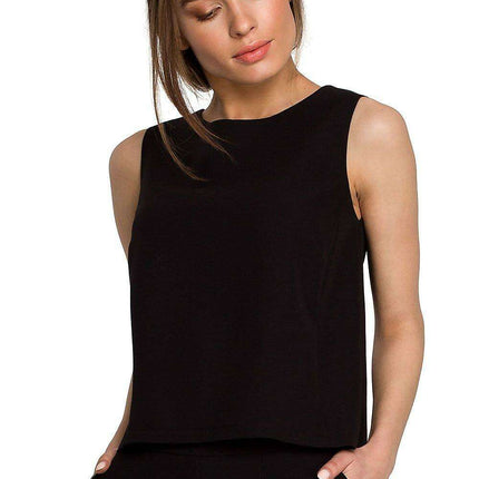 Chic Sleeveless Trapeze Top