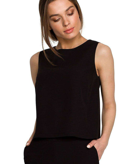 Chic Sleeveless Trapeze Top