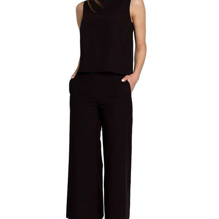 Chic Sleeveless Trapeze Top