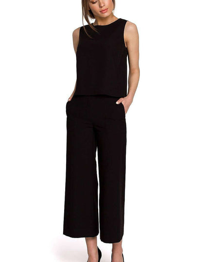 Chic Sleeveless Trapeze Top